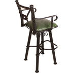 Coronado Swivel Barstool w/Arms - Colonial Sage Green
