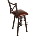 Coronado Swivel Counter Stool - Colonial Antique Brown
