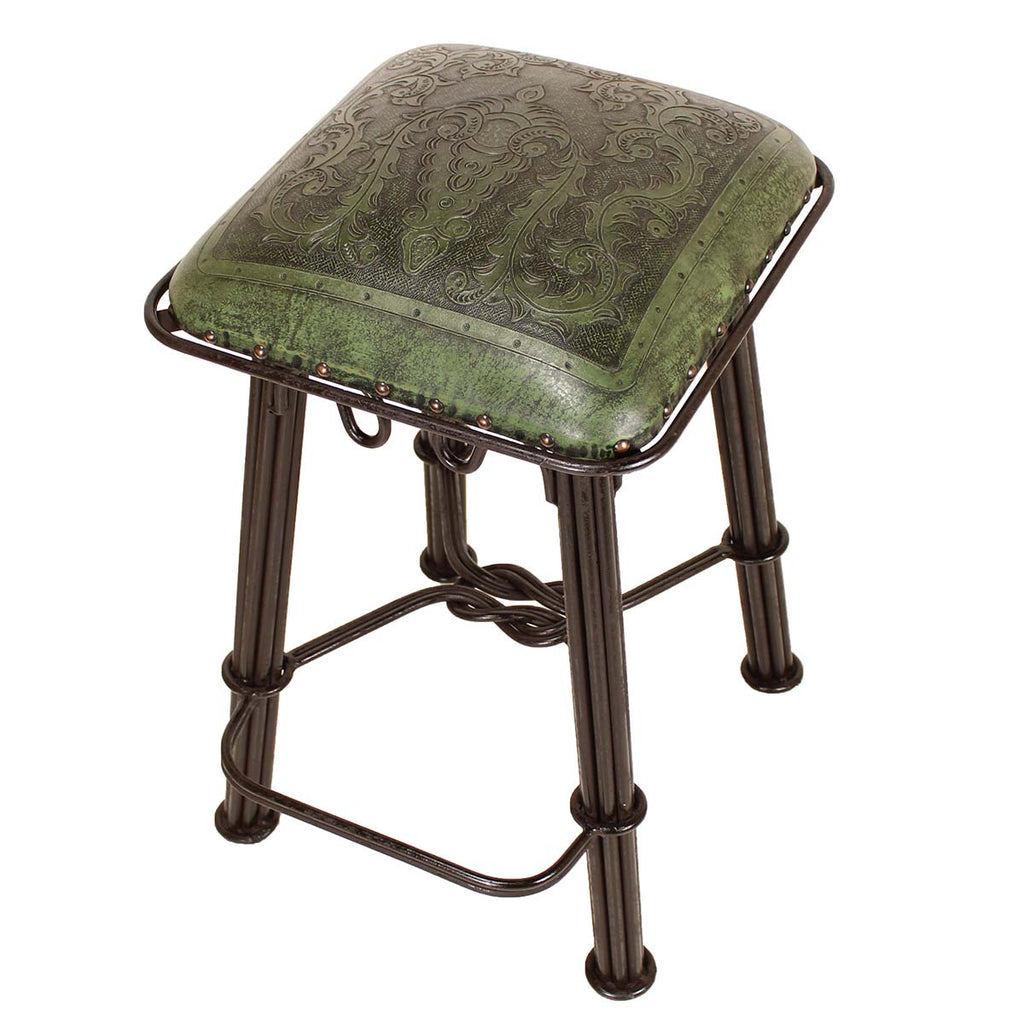 Coronado Iron Counter Stool - Colonial Sage Green