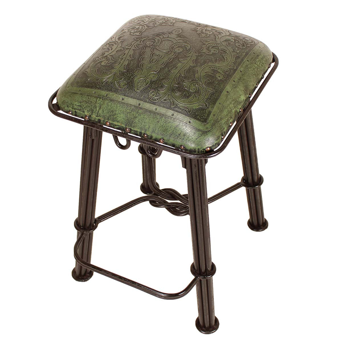 Coronado Iron Counter Stool - Colonial Sage Green