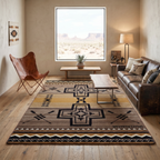Arrow Path Gold Rug - 8 x 11