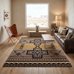 Arrow Path Gold Rug - 3 x 4