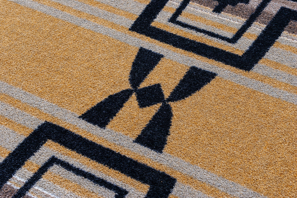 Arrow Path Gold Rug - 8 Ft. Round