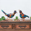 Painted Desert Quail Metal Decor