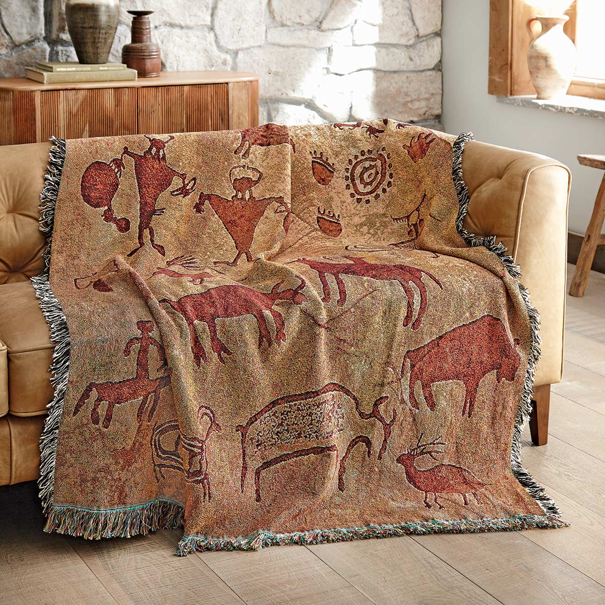 Rock Art of the Ancients Blanket
