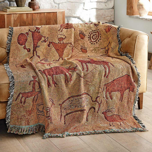 Rock Art of the Ancients Blanket