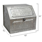 Galvanized Tin Star Bread Box