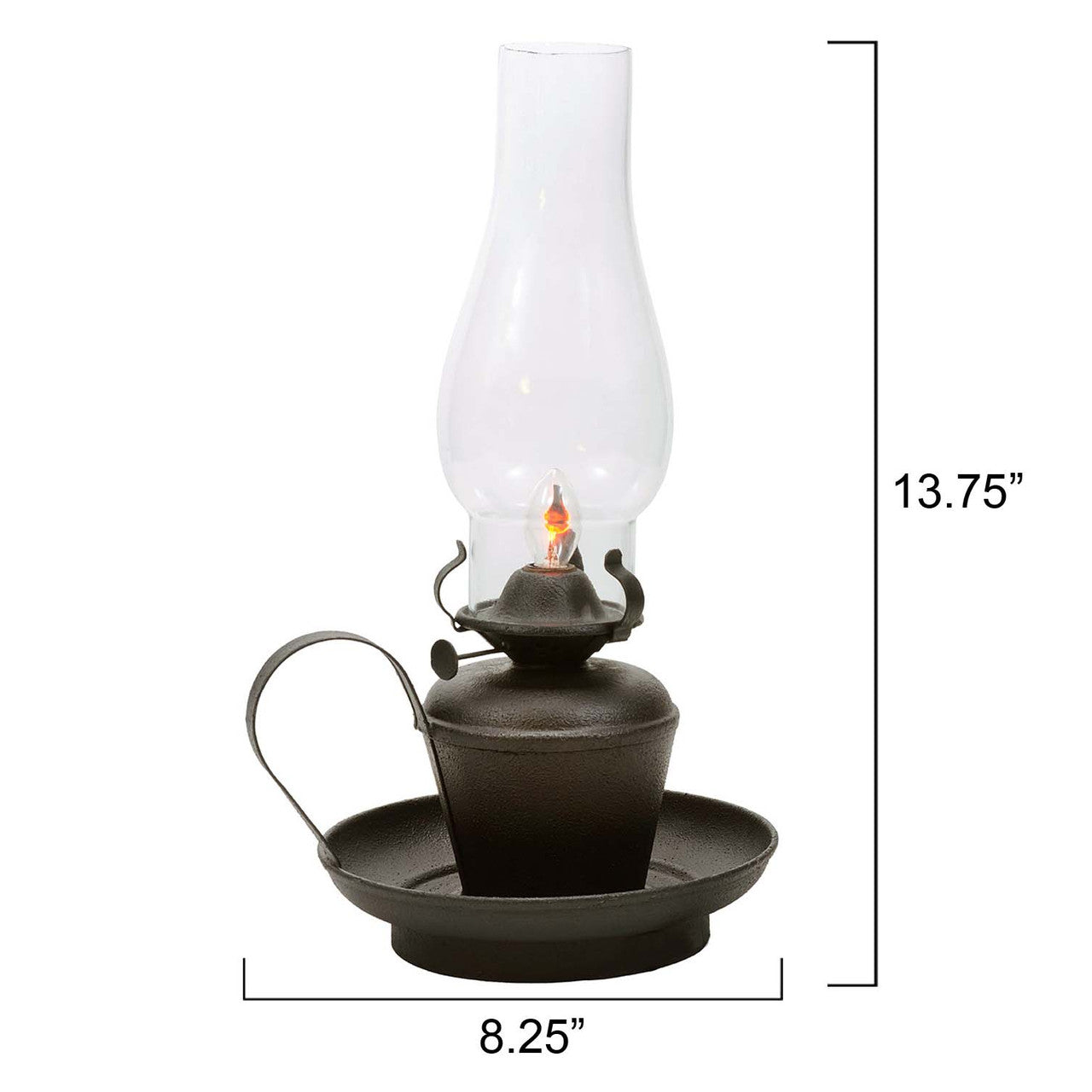 Black Electric Oil Lamp