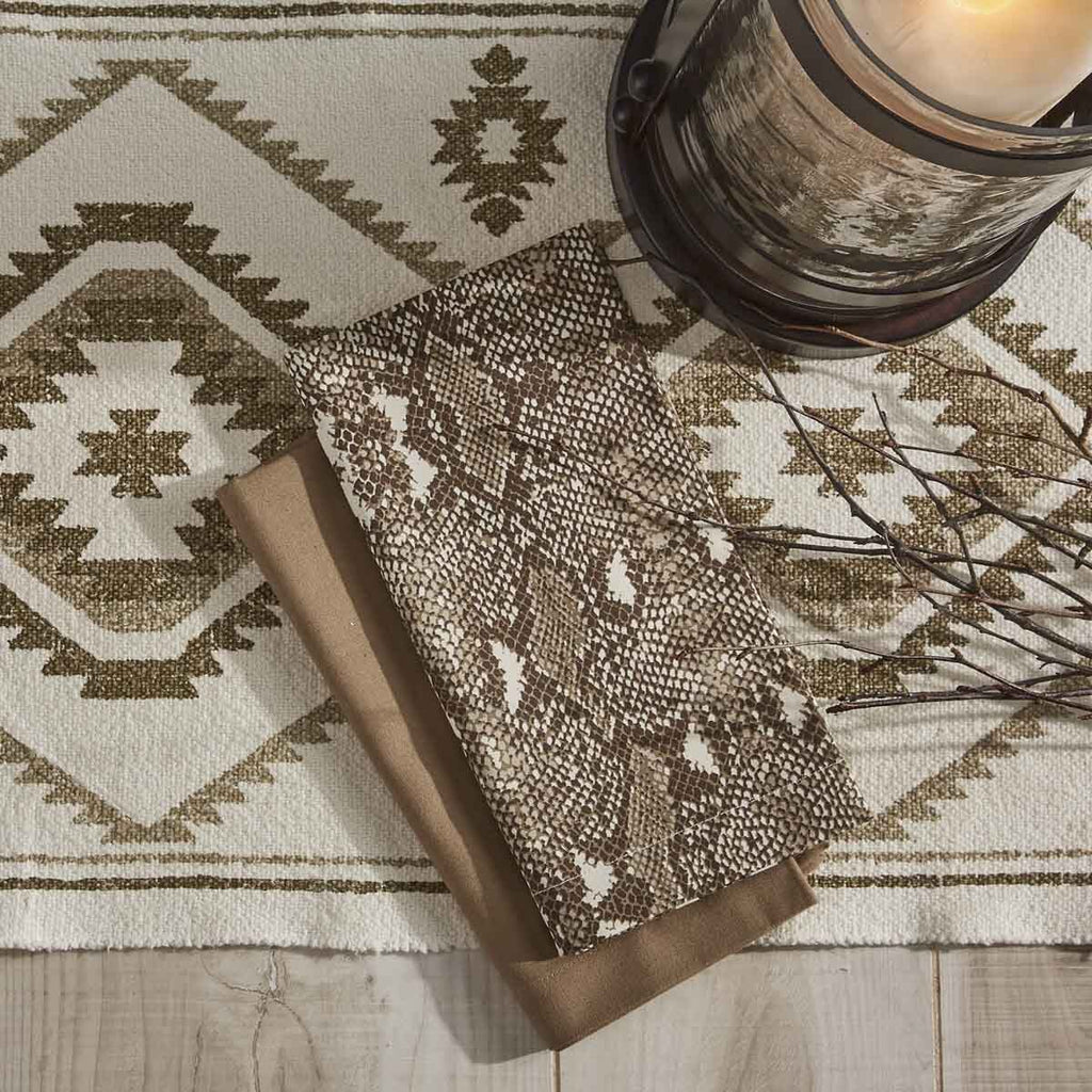 Las Cruces Snakeskin Napkins - Set of 4