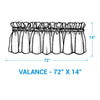 Falling Plumes Valance