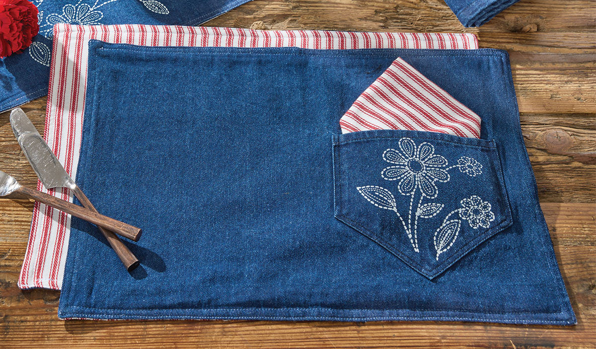 Cowgirl's Denim Placemat