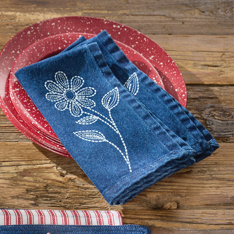 Cowgirl's Denim Napkin