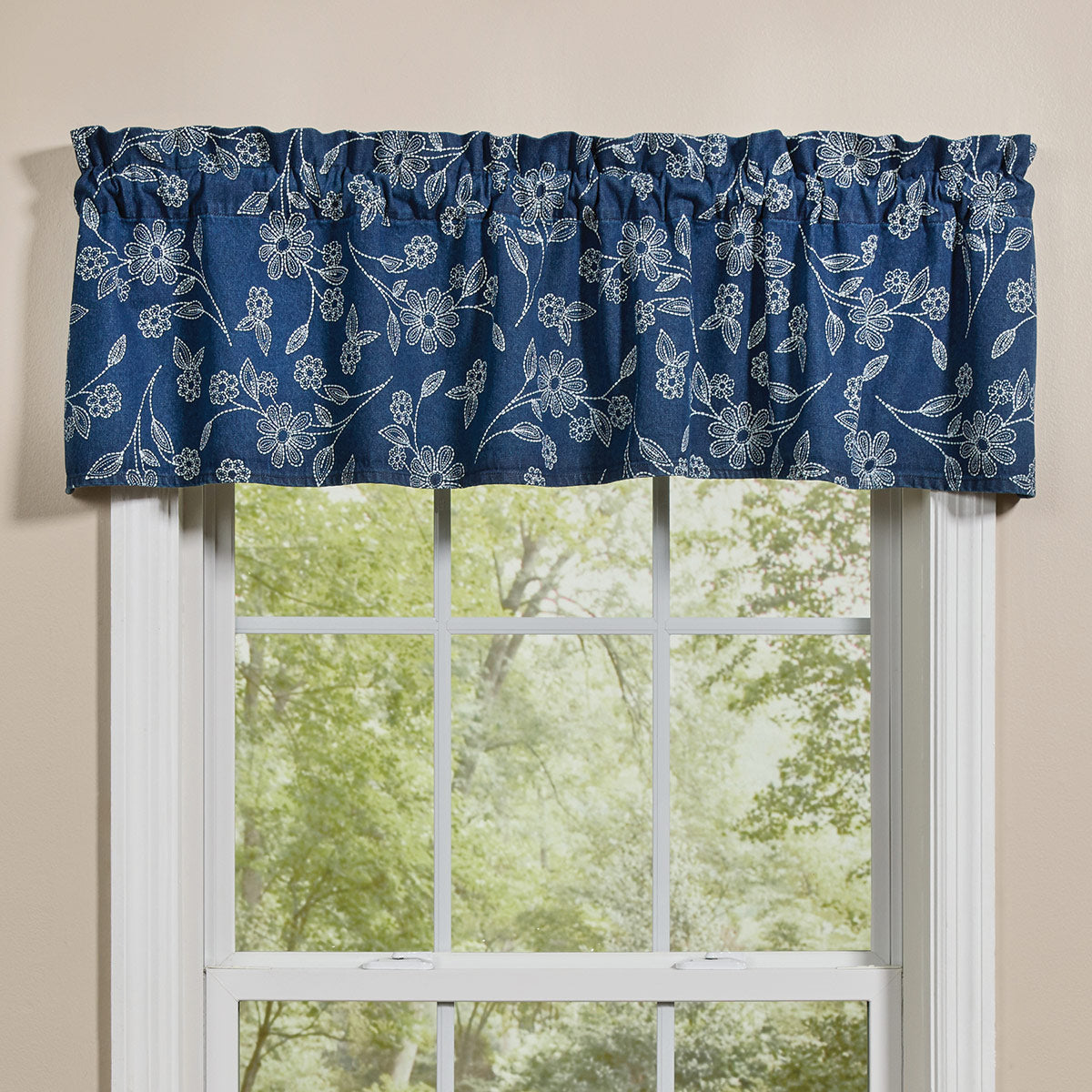 Cowgirl's Denim Valance