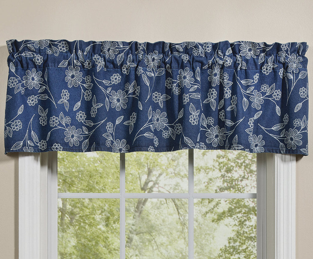 Cowgirl's Denim Valance