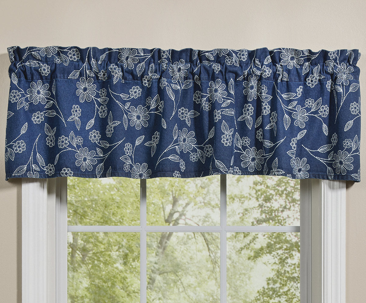 Cowgirl's Denim Valance