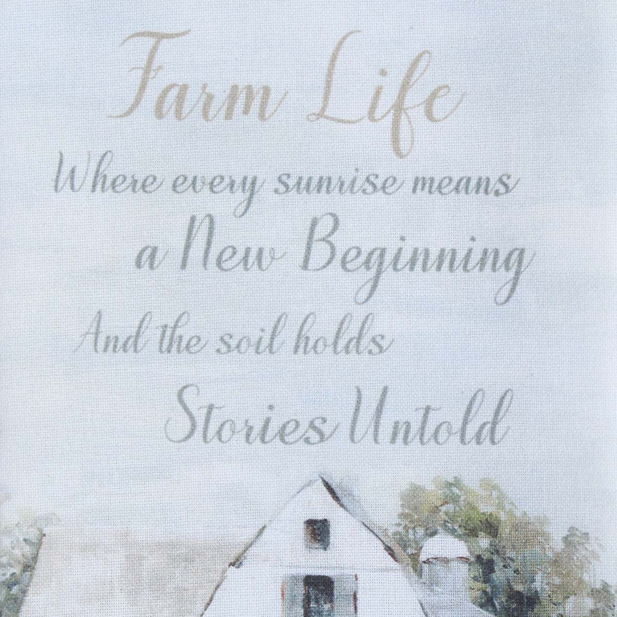 Farm Life Dishtowels - Set of 4