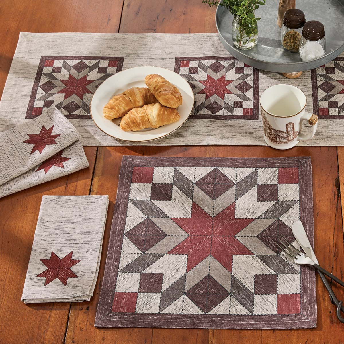 Farm Antique Napkins - Set of 4