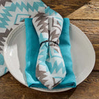 Bucking Bronco Jacquard Napkins - Set of 4