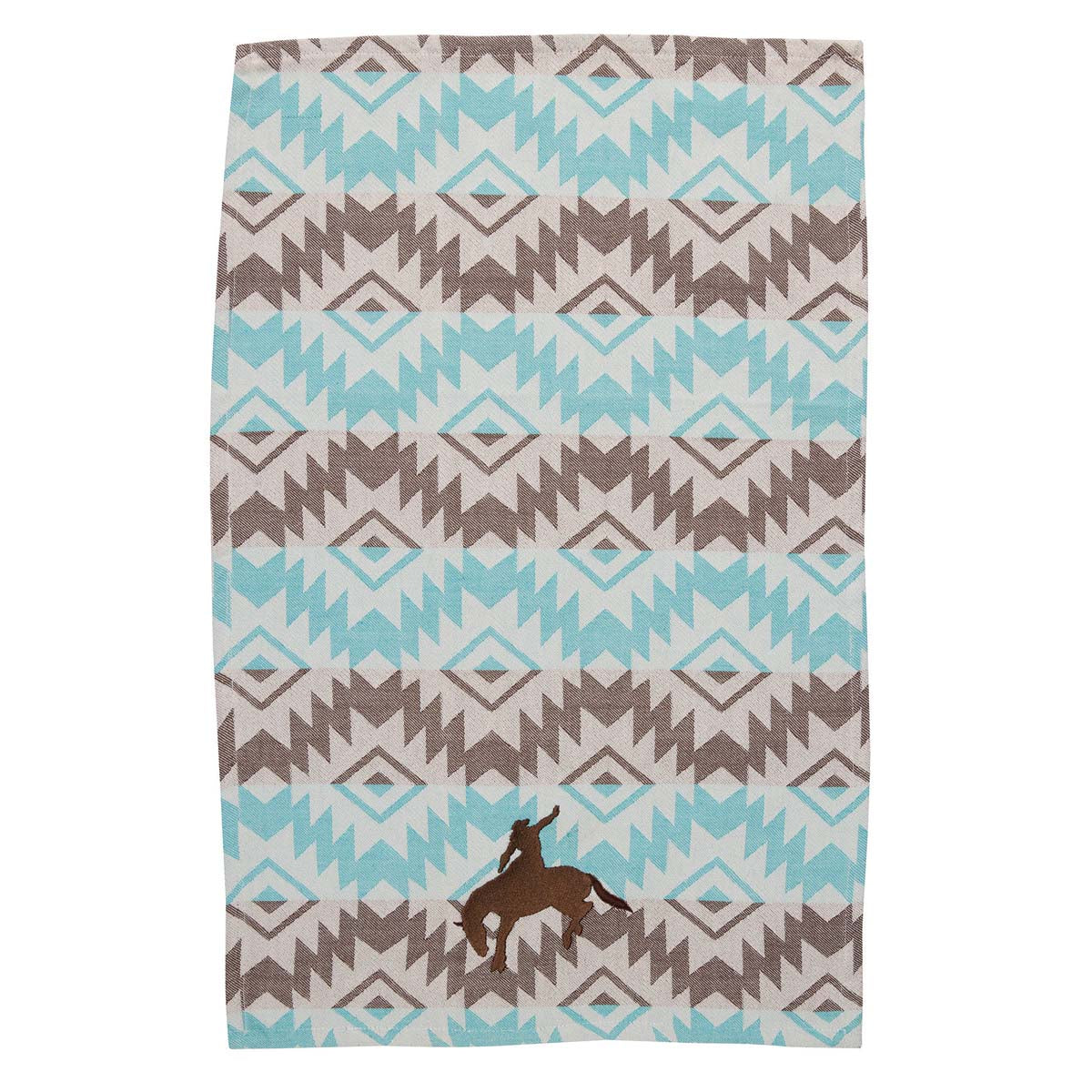 Bucking Bronco Jacquard Dishtowels - Set of 4