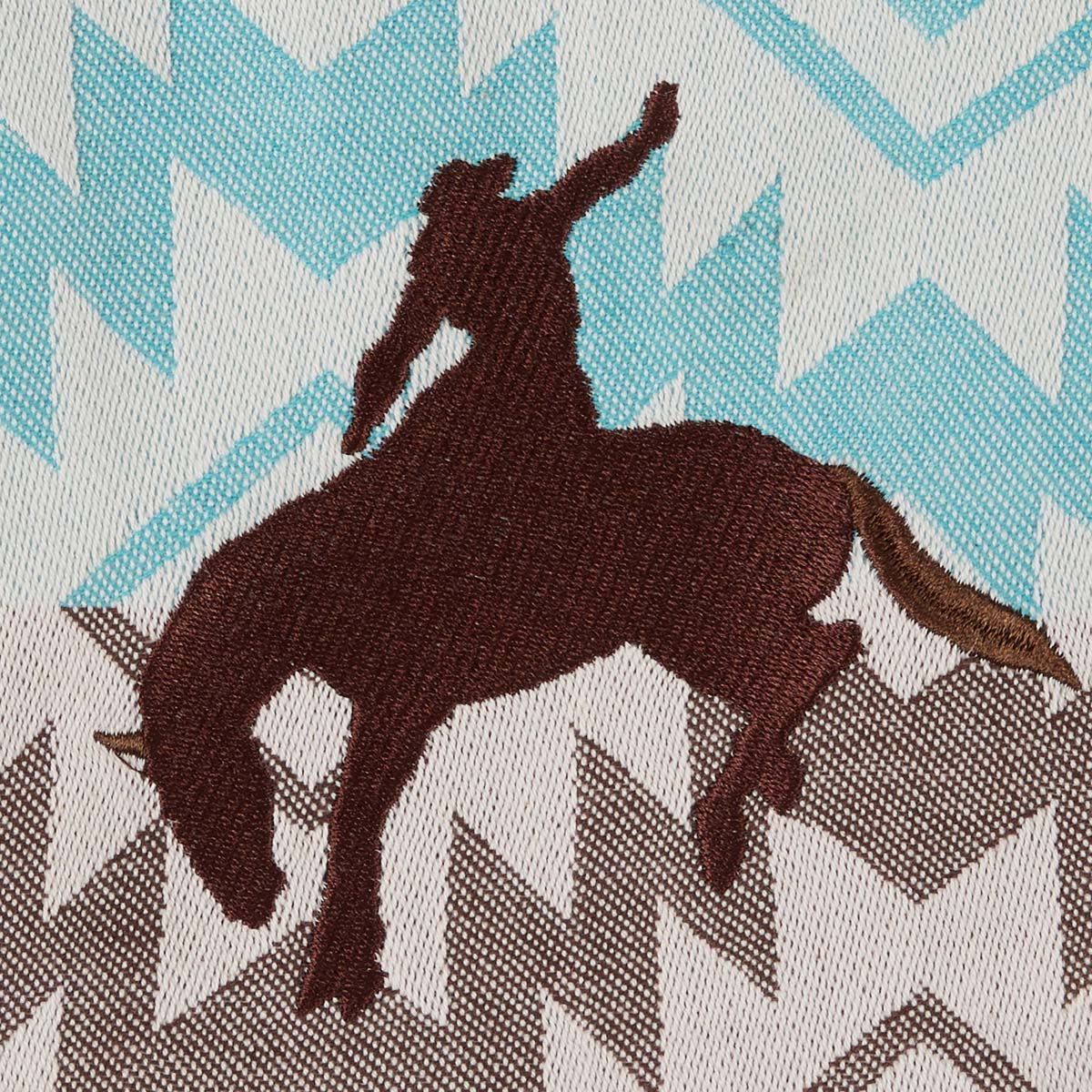 Bucking Bronco Jacquard Dishtowels - Set of 4