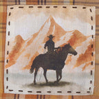 Cowboy Trails Patch Decorative Dishtowels - Set of 4