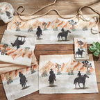 Cowboy Trails Table Runner - 54 Inch
