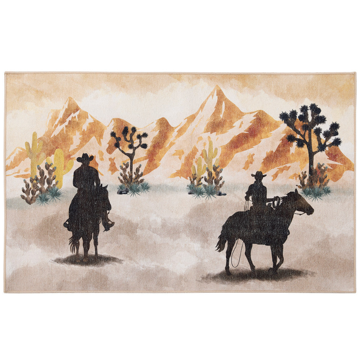 Cowboy Trails Accent Rug