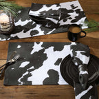 Cow Print Placemats - Set of 4