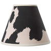 Cow Print Lampshade - 10 Inch