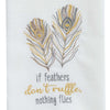 Soft Plumes Decorative Dishtowels - Set of 4
