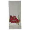 Christmas Barn Dishtowels - Set of 2