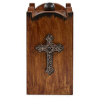 Canyon Cross Wood Canister - Small