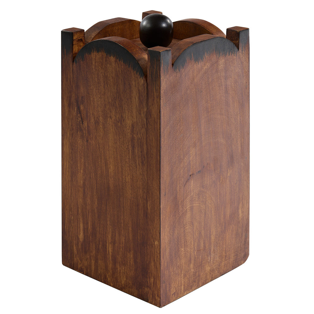 Canyon Cross Wood Canister - Small