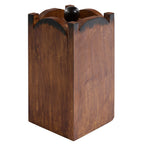 Canyon Cross Wood Canister - Small