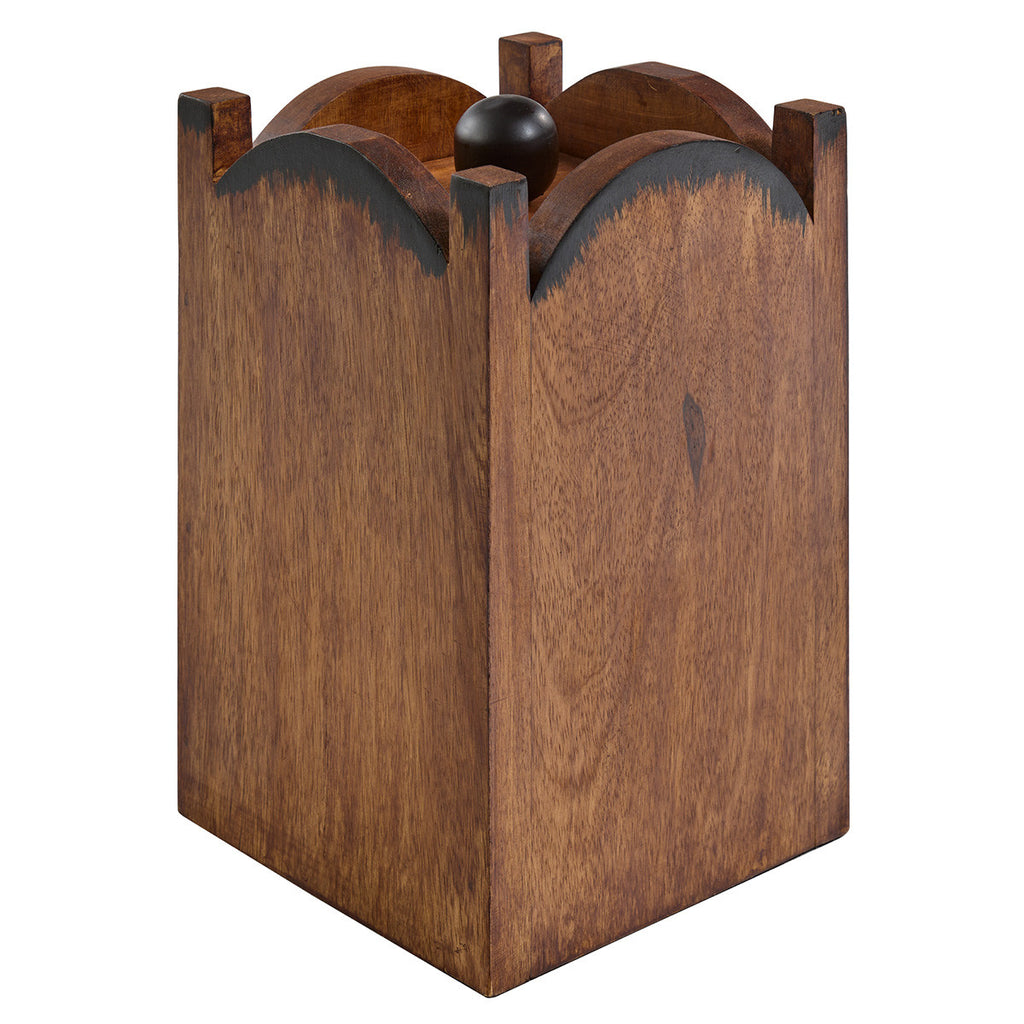 Canyon Cross Wood Canister - Large