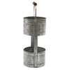 Galvanized Prairie 2 Tier Caddy