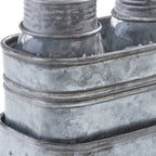 Galvanized Prairie Salt & Pepper Set - OVERSTOCK