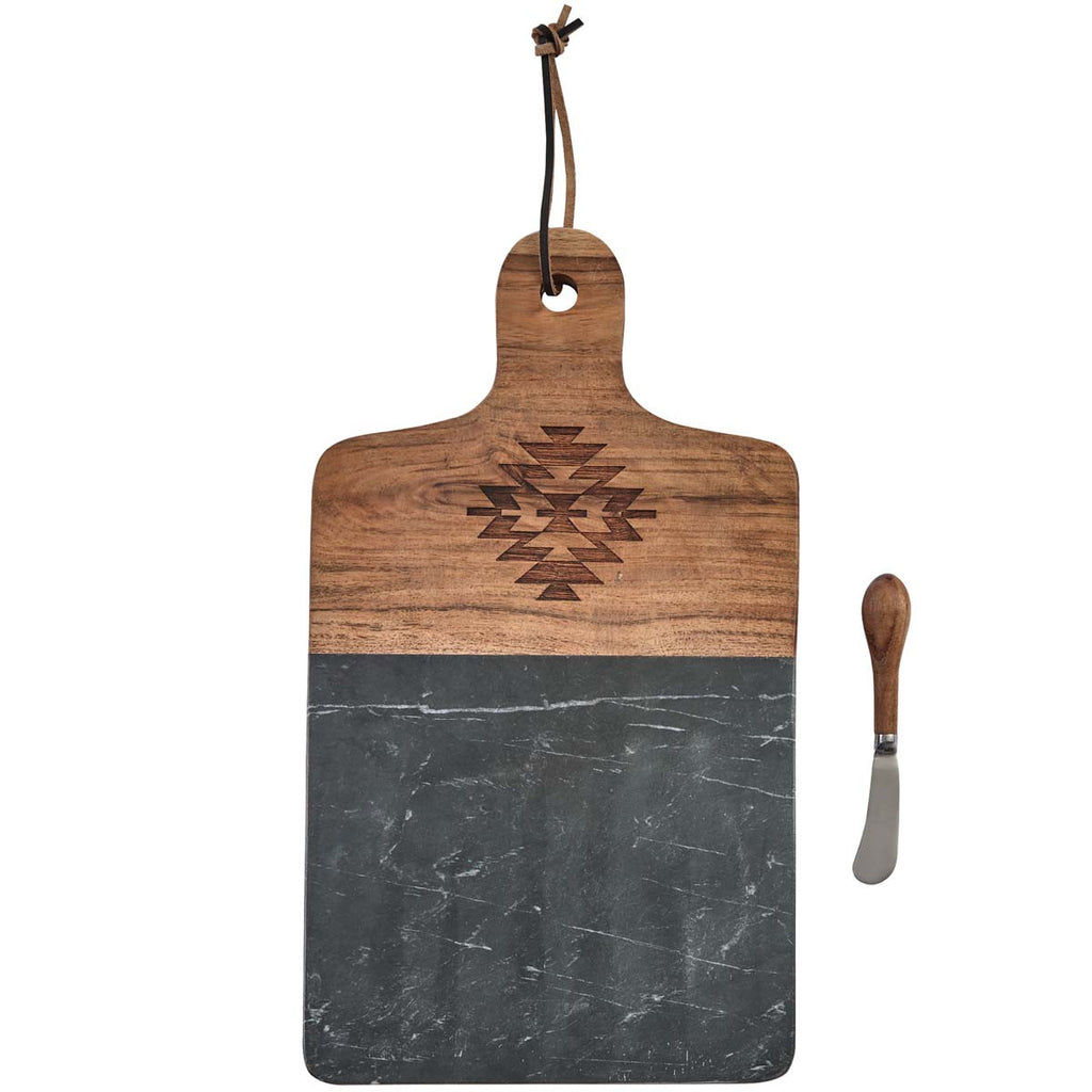 Sunrise Southwest Cutting Board with Spreader