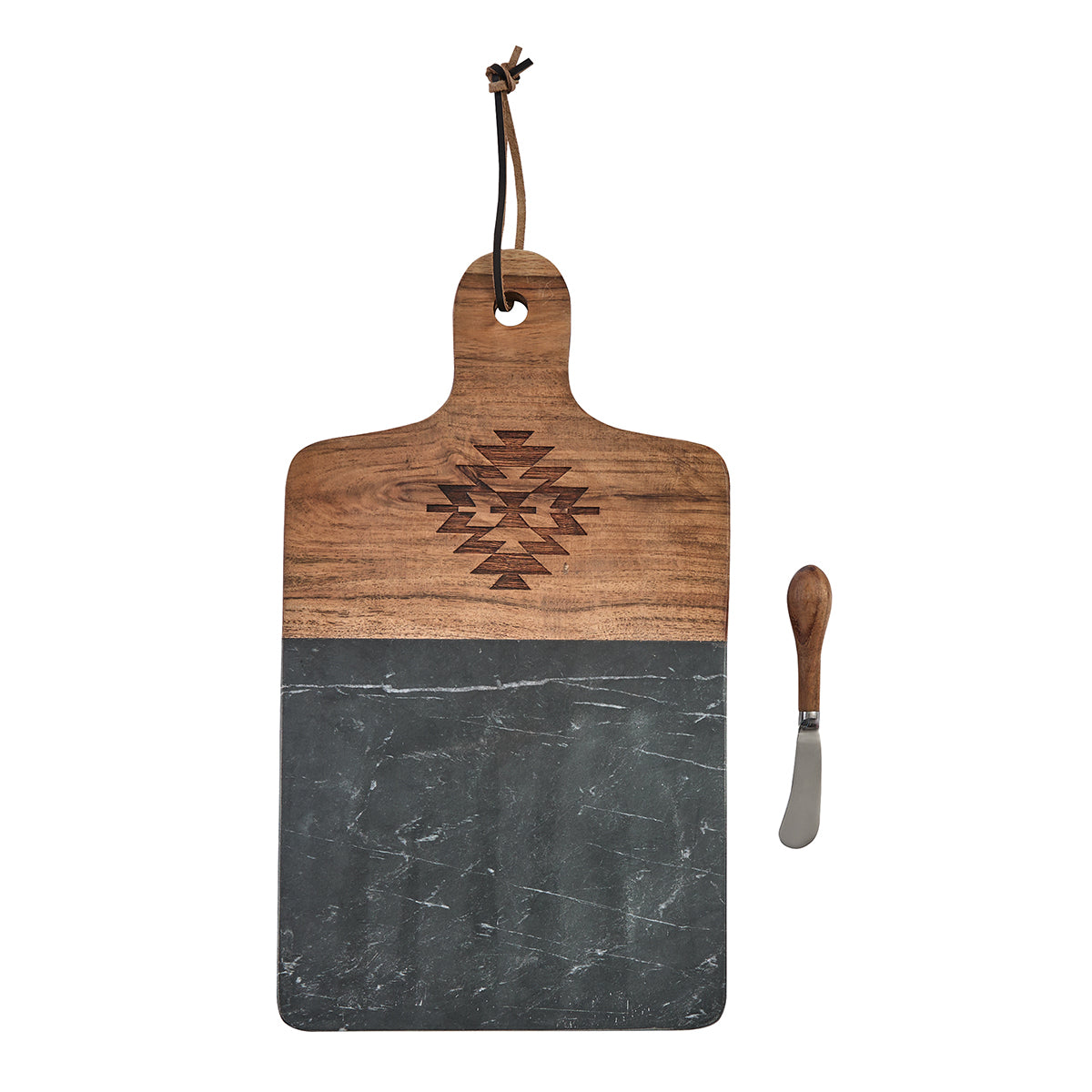Sunrise Southwest Cutting Board with Spreader