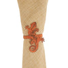 Southwest Canyon Rust Gecko Napkin Rings - Set of 4