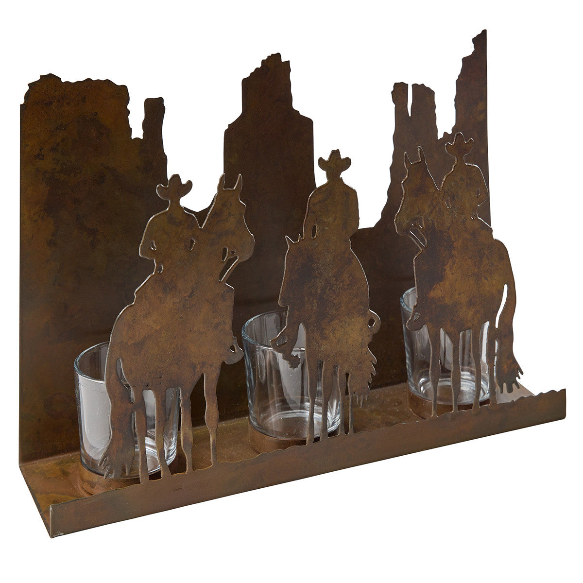Wild West Cowboy Votive Centerpiece
