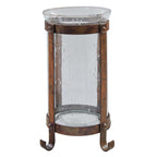 Aurora Metal Pillar Holder - Tall