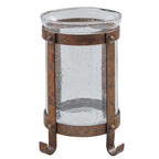 Aurora Metal Pillar Holder - Short