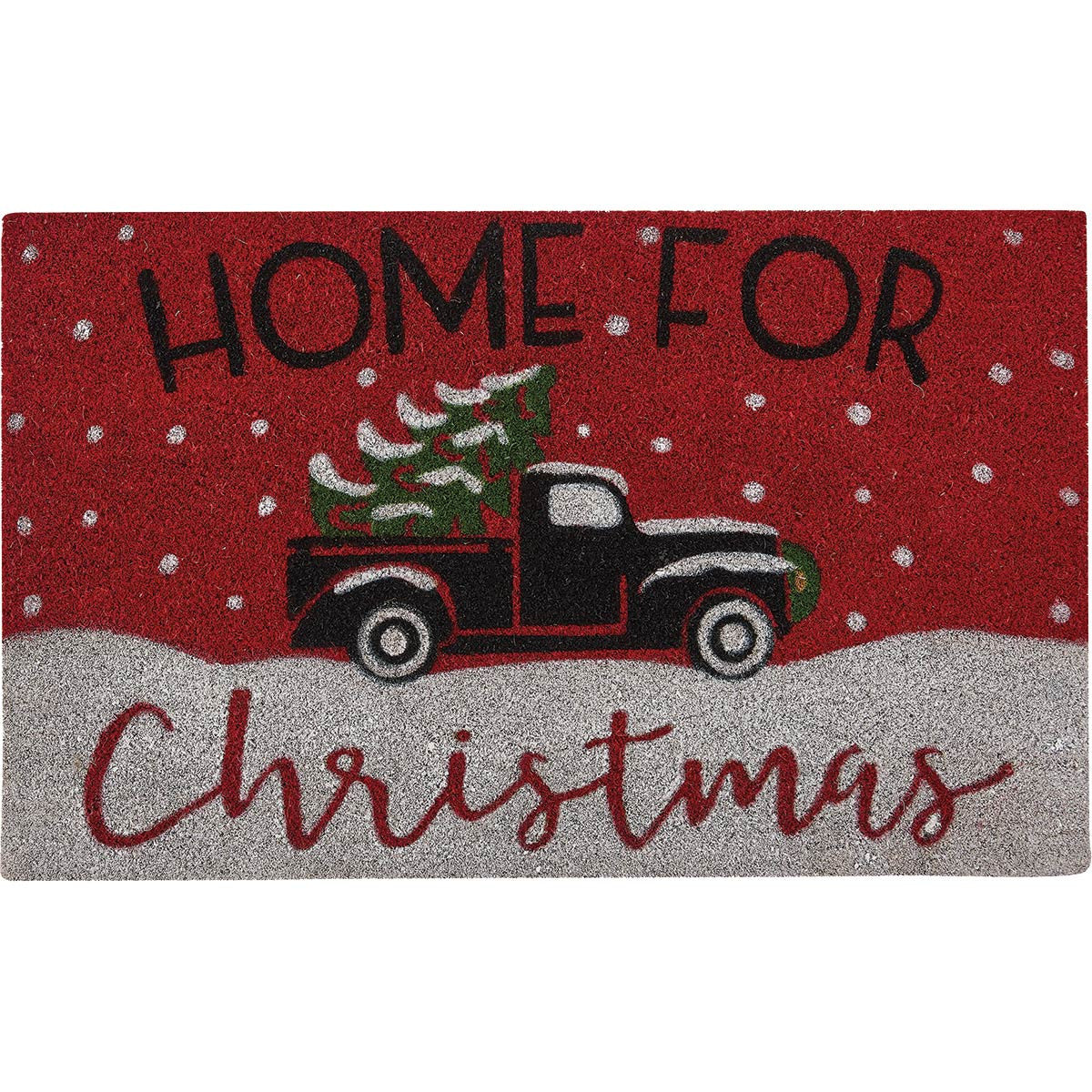 Christmas Truck Doormat