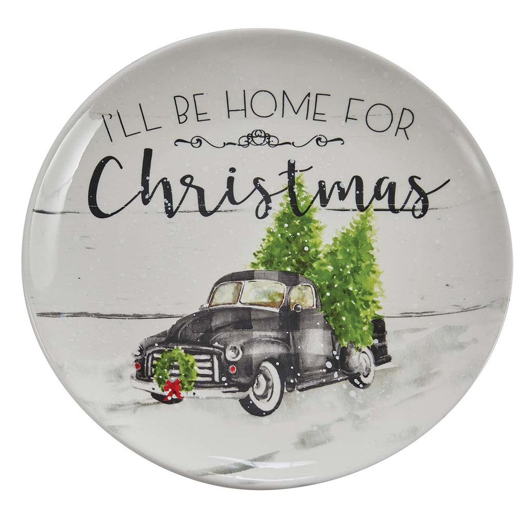 Holiday Truck Salad Plate