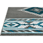 Hacienda Graphite Rug - 2 x 3