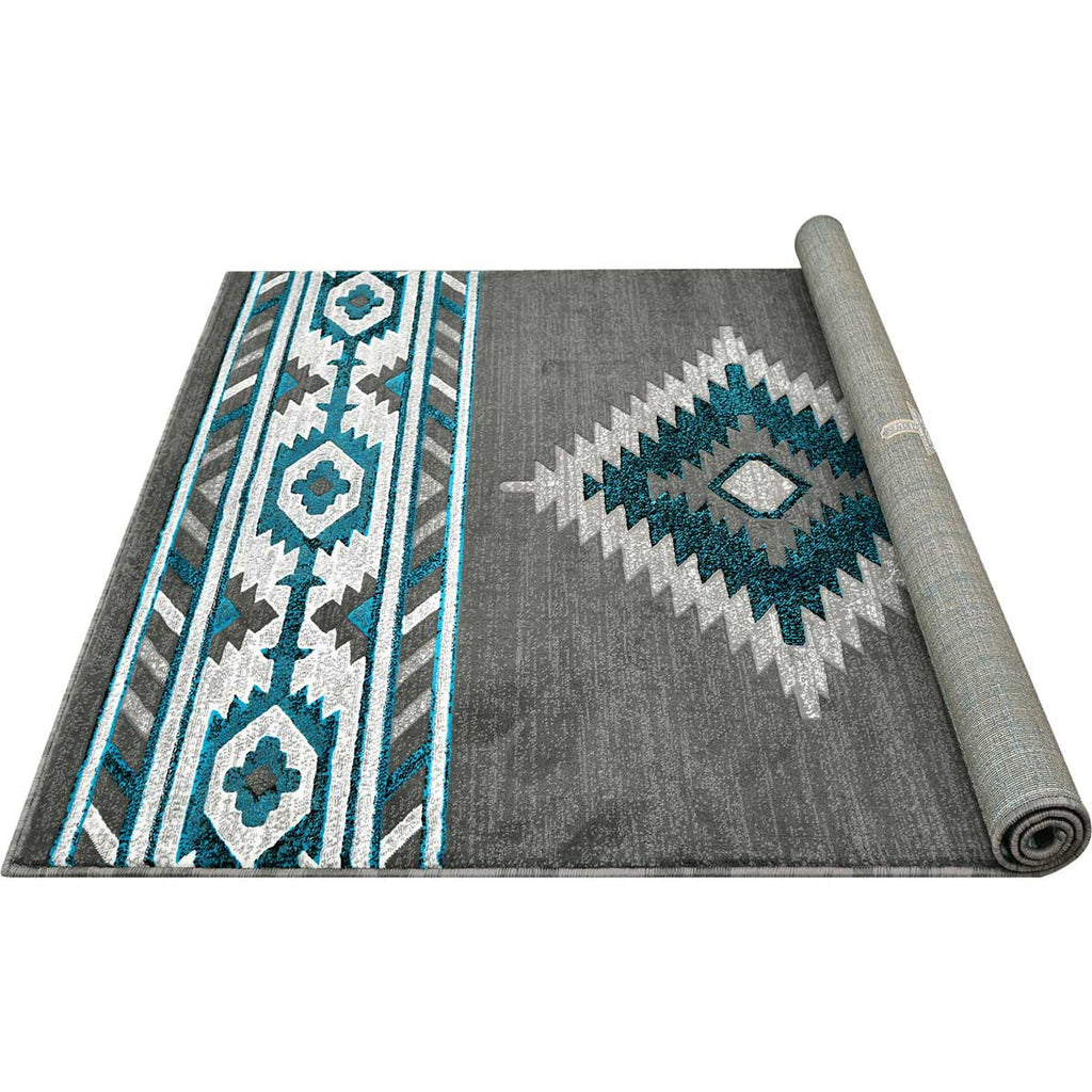 Hacienda Graphite Rug - 8 x 10