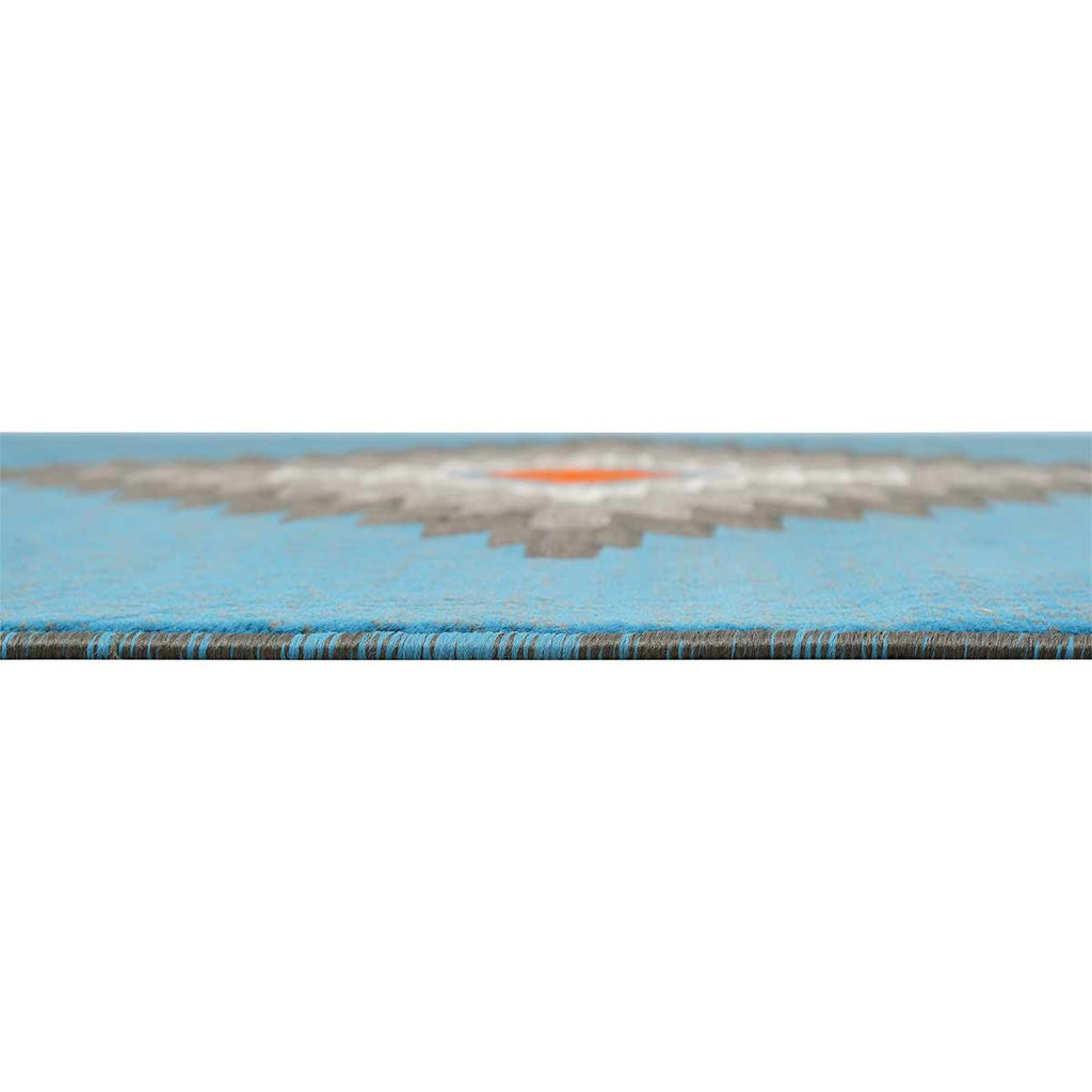 Hacienda Sky Blue Rug - 2 x 3
