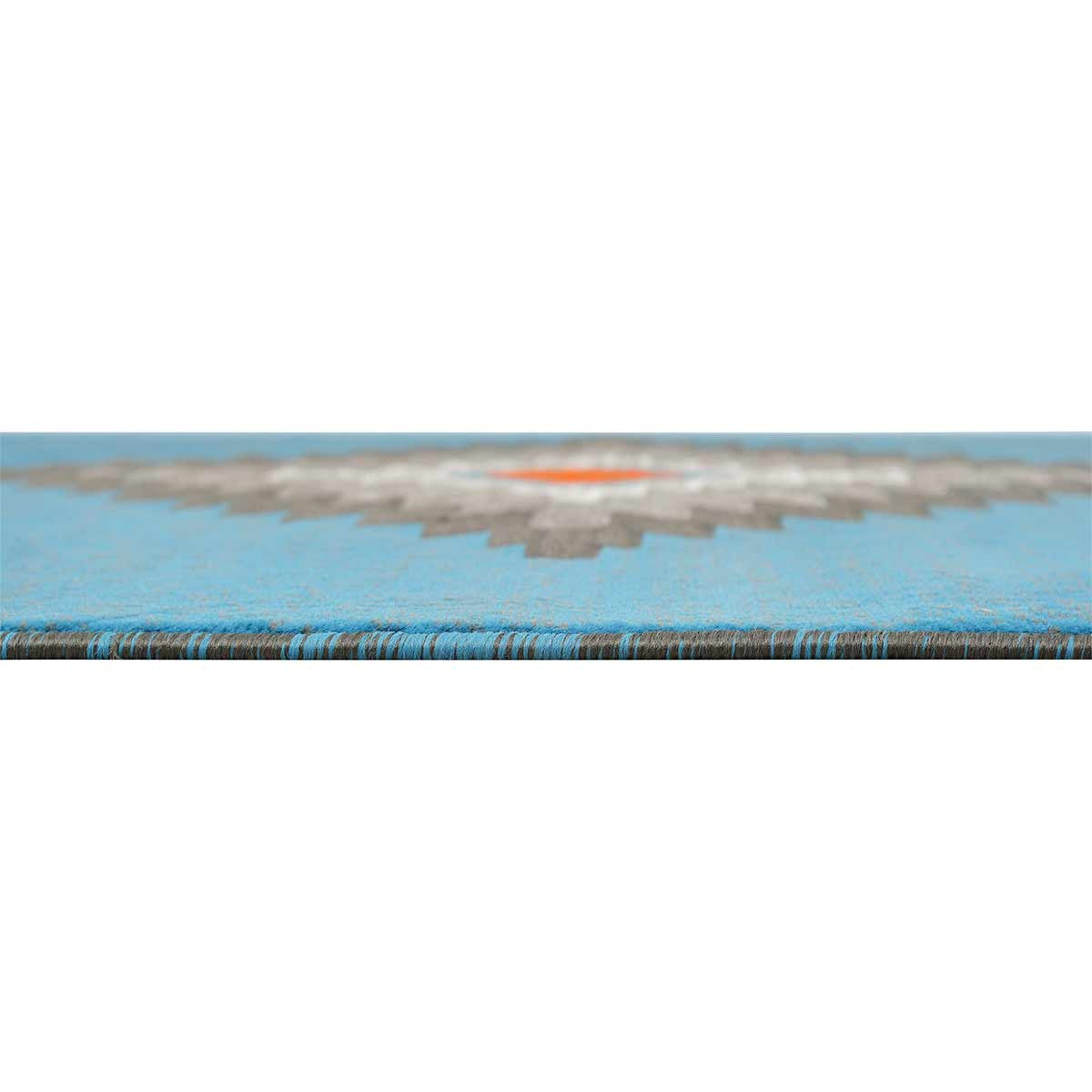 Hacienda Sky Blue Rug - 2 x 3