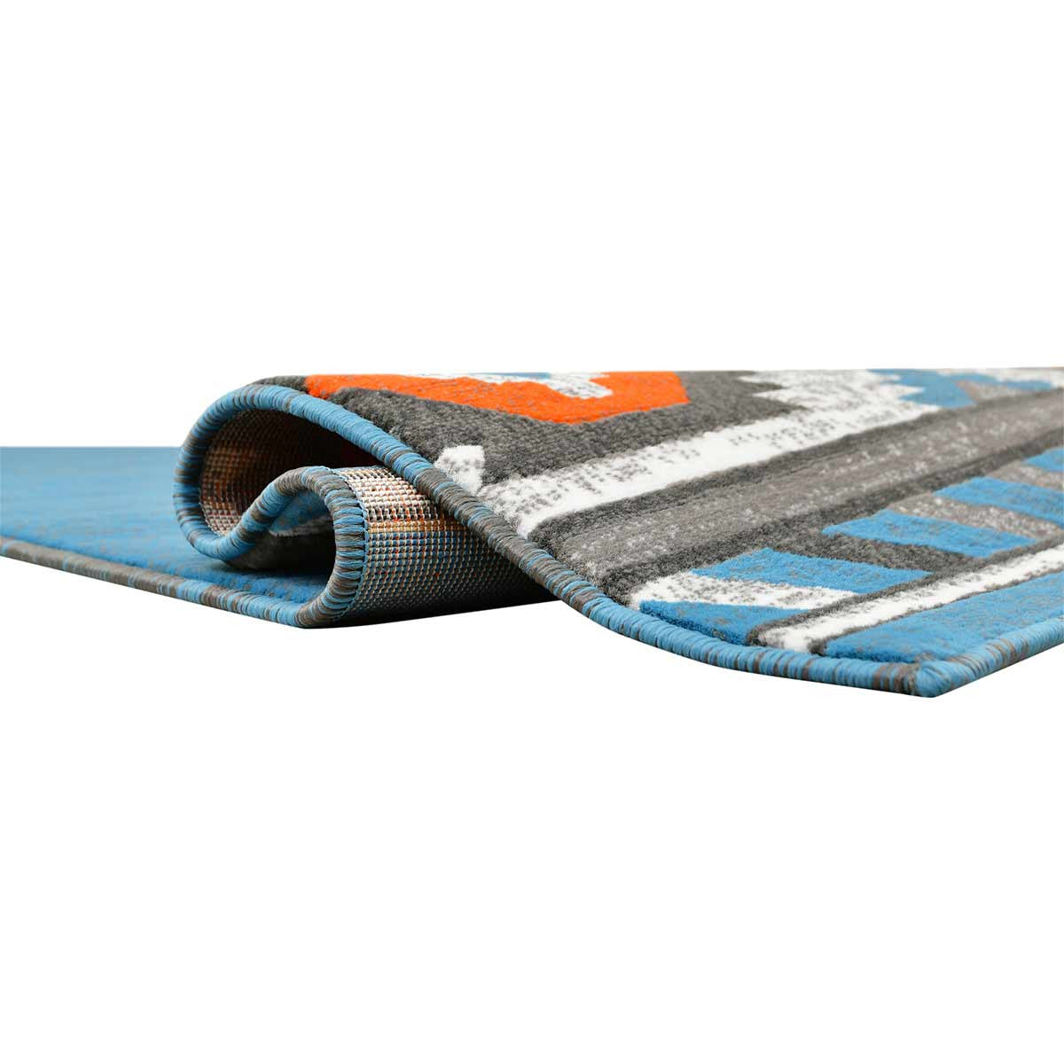 Hacienda Sky Blue Rug - 5 x 7